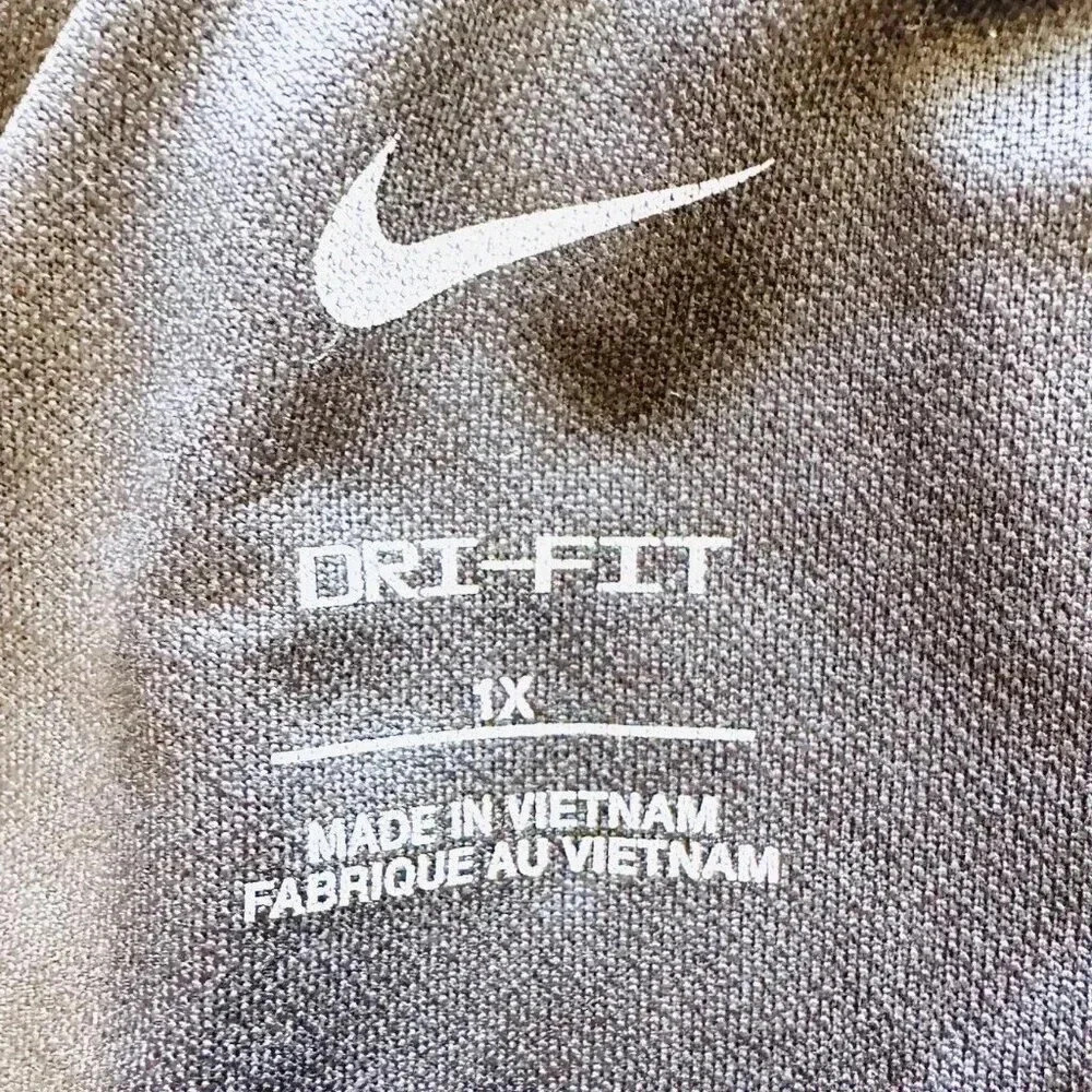 NWT NIKE Women Mid Rise Drawstring Built-in-Underwear Black Shorts Plus Size 1X - Picture 4 of 5